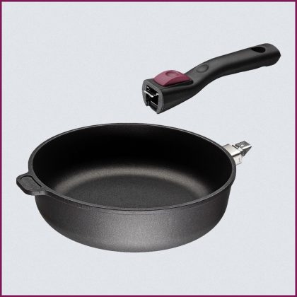 Guss-Kasseroll-Bratpfanne, Ø 24 cm AB - 7,5 cm hoch